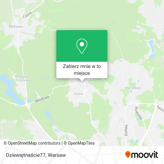Mapa Dziewiętnaście77