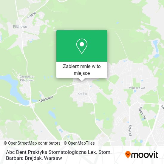 Mapa Abc Dent Praktyka Stomatologiczna Lek. Stom. Barbara Brejdak