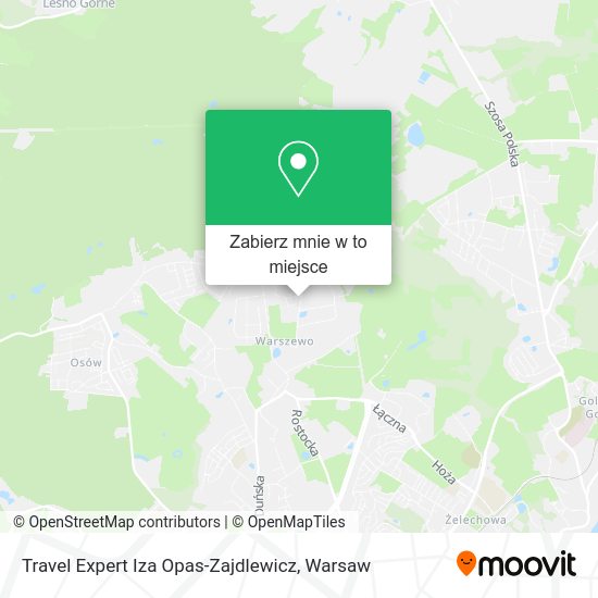 Mapa Travel Expert Iza Opas-Zajdlewicz