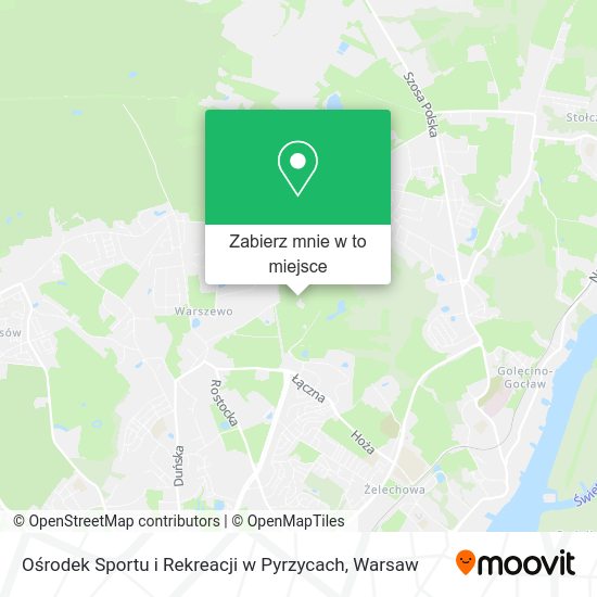 Mapa Ośrodek Sportu i Rekreacji w Pyrzycach