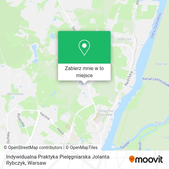 Mapa Indywidualna Praktyka Pielęgniarska Jolanta Rybczyk