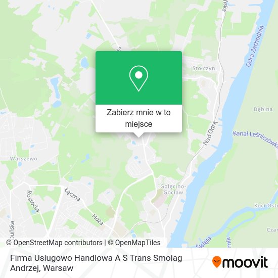 Mapa Firma Uslugowo Handlowa A S Trans Smolag Andrzej