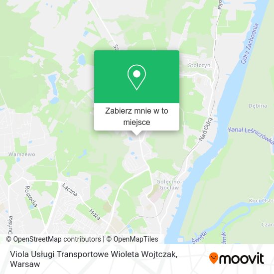 Mapa Viola Usługi Transportowe Wioleta Wojtczak