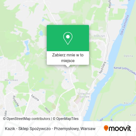 Mapa Kazik - Sklep Spożywczo - Przemysłowy