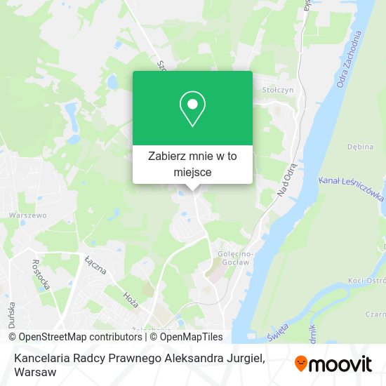 Mapa Kancelaria Radcy Prawnego Aleksandra Jurgiel