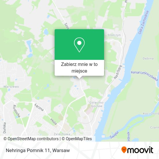 Mapa Nehringa Pomnik 11