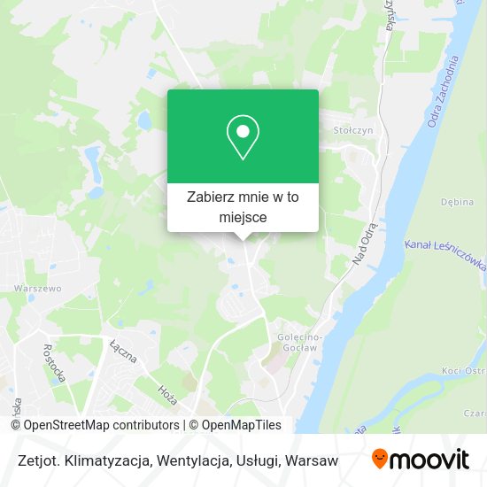 Mapa Zetjot. Klimatyzacja, Wentylacja, Usługi