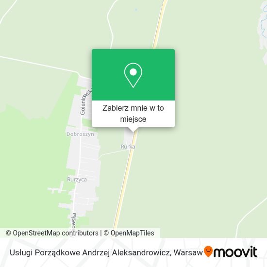 Mapa Usługi Porządkowe Andrzej Aleksandrowicz