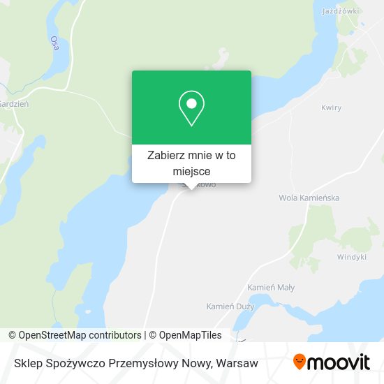 Mapa Sklep Spożywczo Przemysłowy Nowy