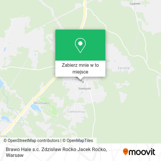 Mapa Brawo Hale s.c. Zdzisław Roćko Jacek Roćko