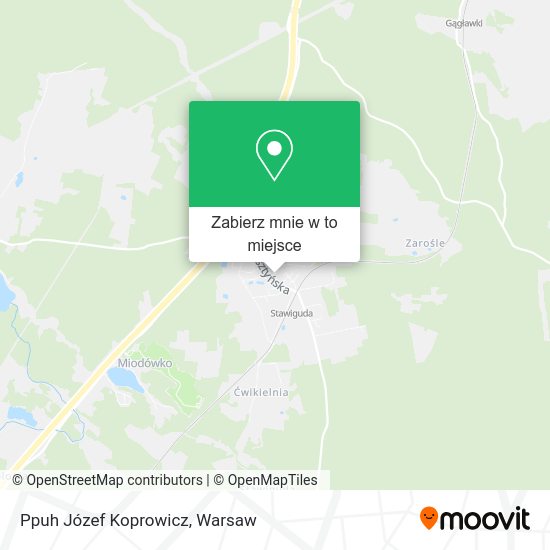 Mapa Ppuh Józef Koprowicz