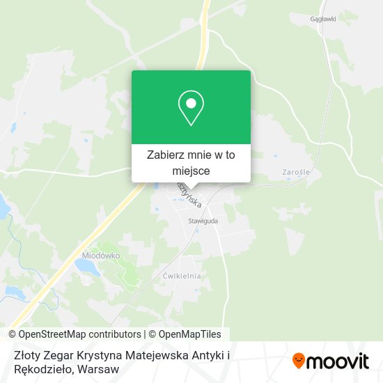 Mapa Złoty Zegar Krystyna Matejewska Antyki i Rękodzieło