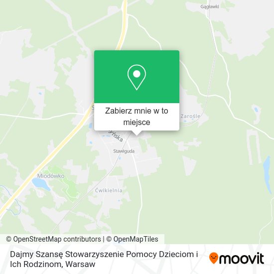 Mapa Dajmy Szansę Stowarzyszenie Pomocy Dzieciom i Ich Rodzinom