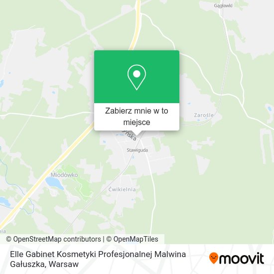 Mapa Elle Gabinet Kosmetyki Profesjonalnej Malwina Gałuszka