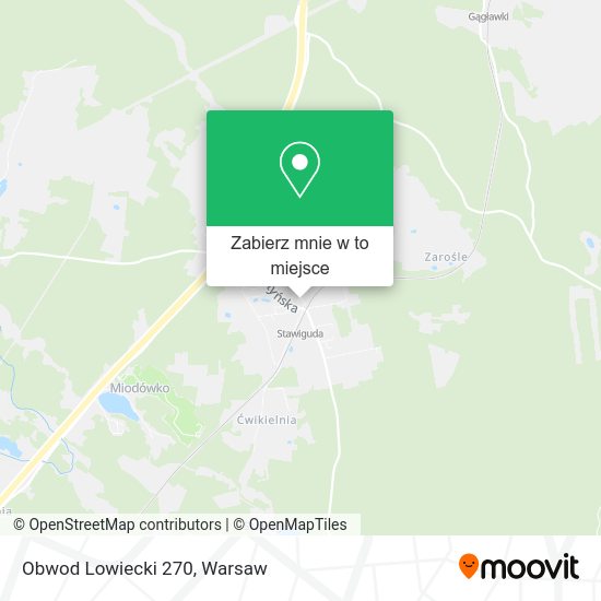 Mapa Obwod Lowiecki 270