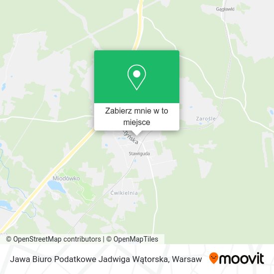 Mapa Jawa Biuro Podatkowe Jadwiga Wątorska