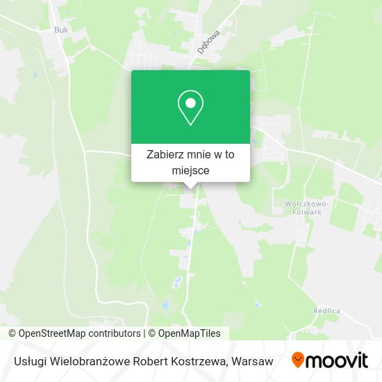 Mapa Usługi Wielobranżowe Robert Kostrzewa