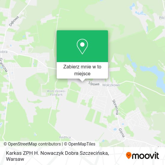 Mapa Karkas ZPH H. Nowaczyk Dobra Szczecińska