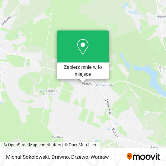 Mapa Michał Sokołowski. Drewno, Drzewo