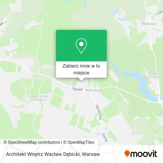 Mapa Architekt Wnętrz Wacław Dębicki