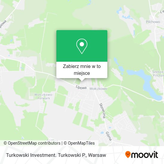 Mapa Turkowski Investment. Turkowski P.