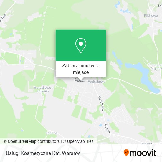 Mapa Uslugi Kosmetyczne Kat