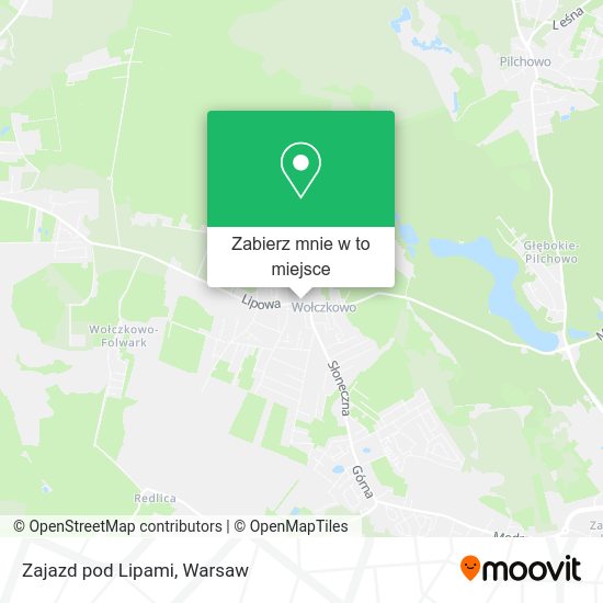 Mapa Zajazd pod Lipami