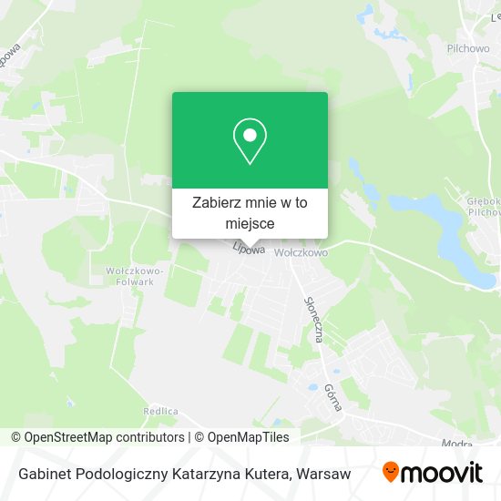 Mapa Gabinet Podologiczny Katarzyna Kutera