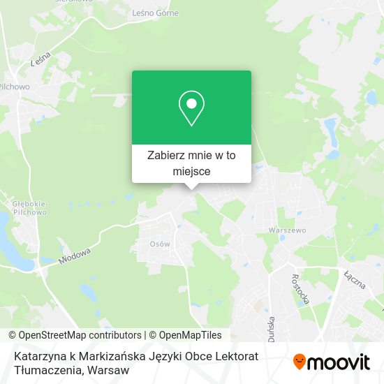 Mapa Katarzyna k Markizańska Języki Obce Lektorat Tłumaczenia