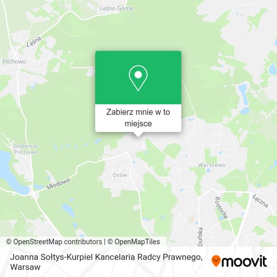 Mapa Joanna Sołtys-Kurpiel Kancelaria Radcy Prawnego