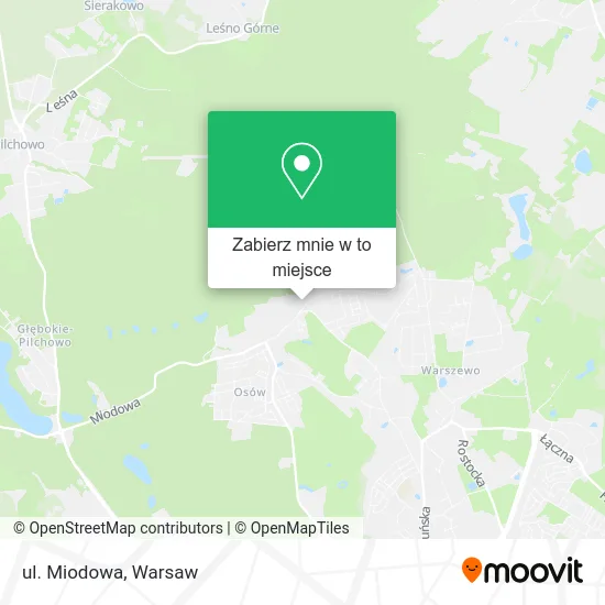 Mapa ul. Miodowa