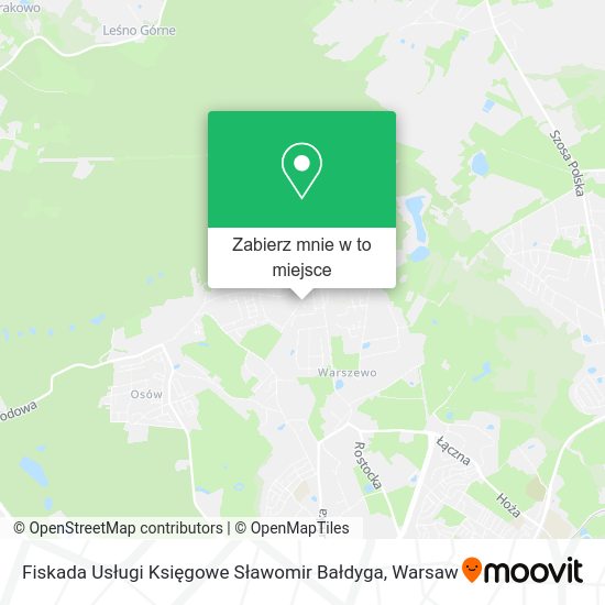 Mapa Fiskada Usługi Księgowe Sławomir Bałdyga