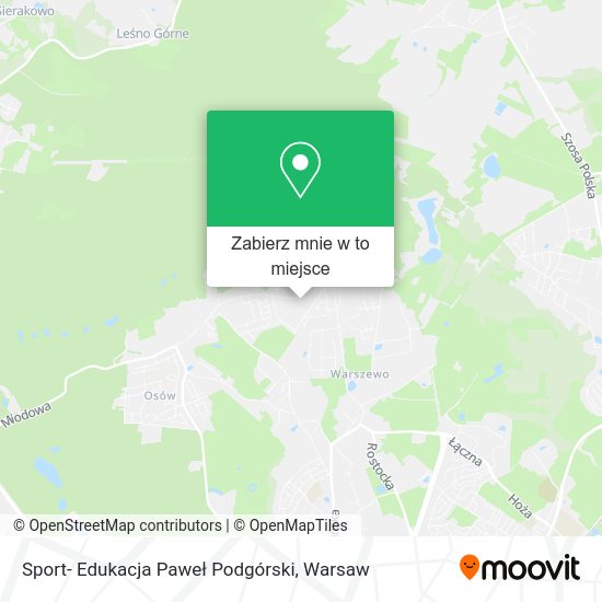 Mapa Sport- Edukacja Paweł Podgórski