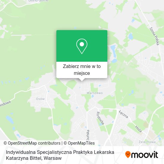 Mapa Indywidualna Specjalistyczna Praktyka Lekarska Katarzyna Bittel