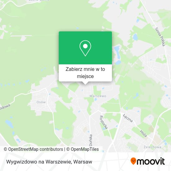 Mapa Wygwizdowo na Warszewie