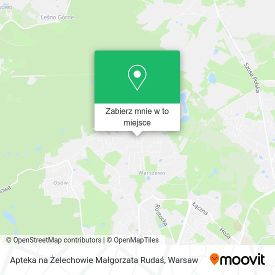 Mapa Apteka na Żelechowie Małgorzata Rudaś