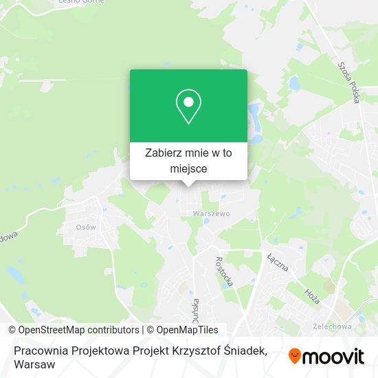 Mapa Pracownia Projektowa Projekt Krzysztof Śniadek