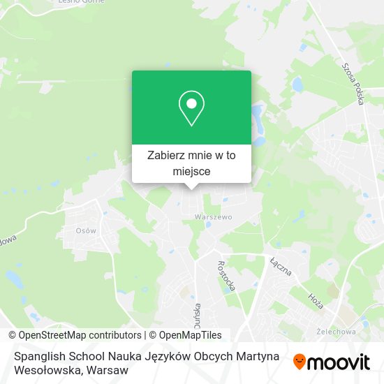 Mapa Spanglish School Nauka Języków Obcych Martyna Wesołowska