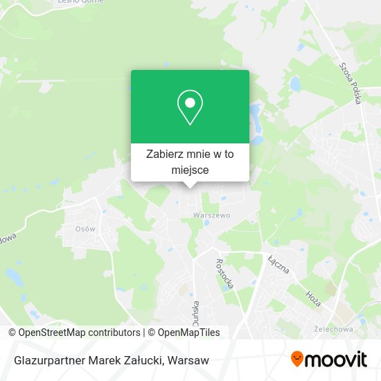 Mapa Glazurpartner Marek Załucki