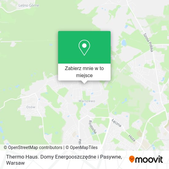 Mapa Thermo Haus. Domy Energooszczędne i Pasywne