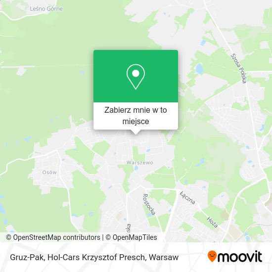 Mapa Gruz-Pak, Hol-Cars Krzysztof Presch