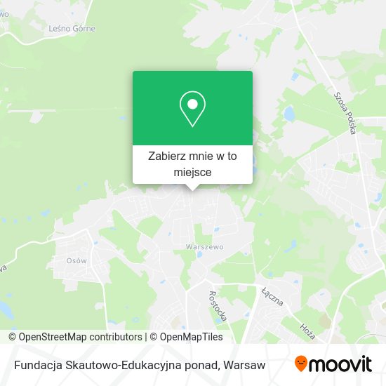 Mapa Fundacja Skautowo-Edukacyjna ponad