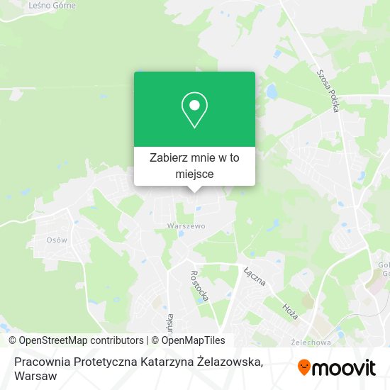 Mapa Pracownia Protetyczna Katarzyna Żelazowska