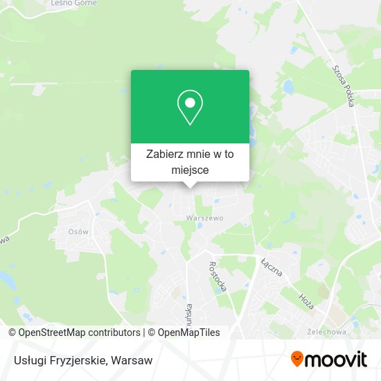 Mapa Usługi Fryzjerskie