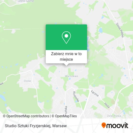 Mapa Studio Sztuki Fryzjerskiej