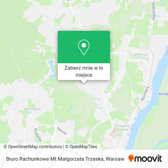 Mapa Biuro Rachunkowe Mt Małgorzata Trzaska