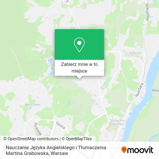 Mapa Nauczanie Języka Angielskiego i Tłumaczenia Martina Grabowska