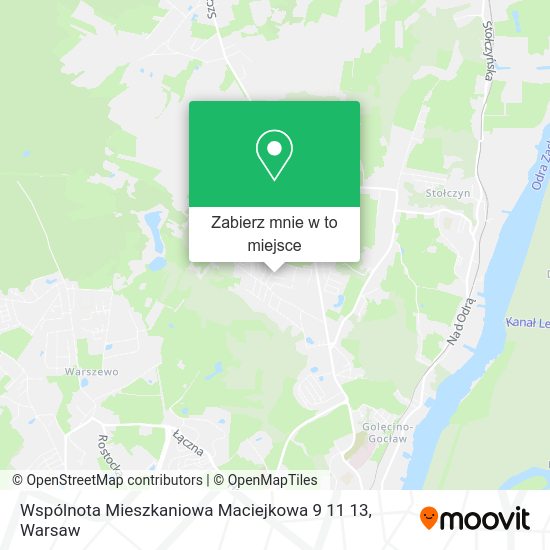 Mapa Wspólnota Mieszkaniowa Maciejkowa 9 11 13