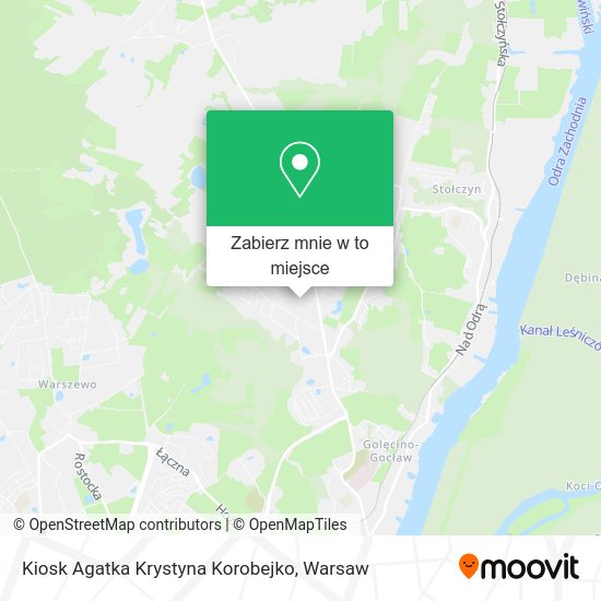 Mapa Kiosk Agatka Krystyna Korobejko