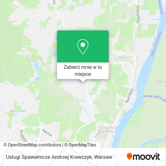 Mapa Usługi Spawalnicze Andrzej Krawczyk